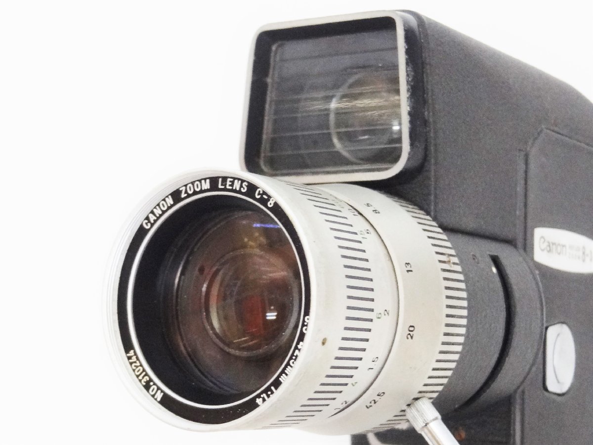 動作未確認 ジャンク扱い キヤノン Canon REFLEX ZOOM 8-3 8ミリカメラ 8mmカメラ フィルムビデオカメラ ヴィンテージ ○Pの画像5