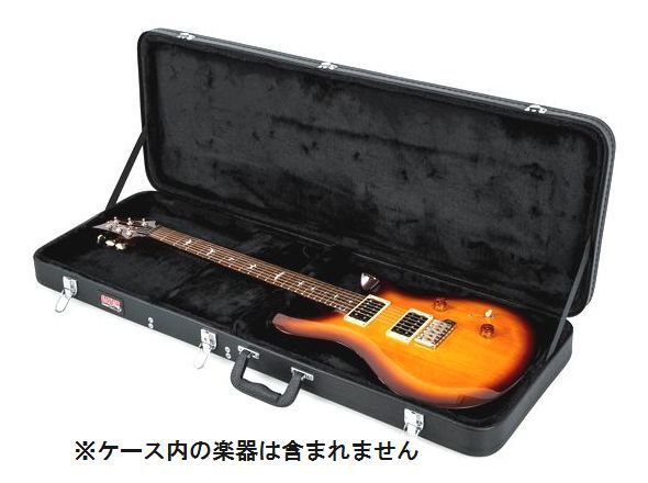 A】GATOR☆ワイドボディエレキギター用☆幅広エレキギターケース☆合板