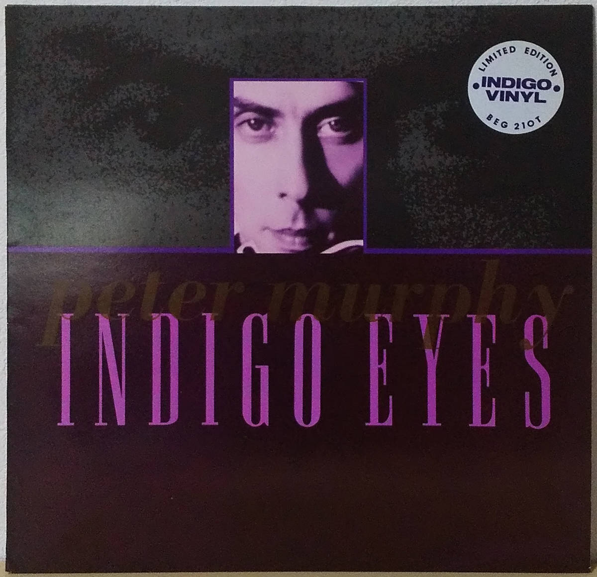 Peter Murphy - [限定] Indigo Eyes UK盤 12inch,Ltd Edition Indigo BEG 210T 1988年 BAUHAUS, Love And Rockets, Peter Murphy, David J_画像1