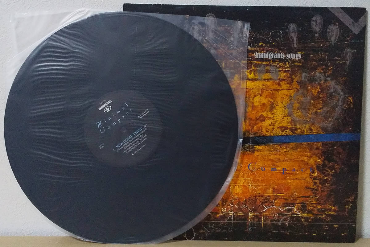 Minimal Compact - Immigrants Songs Belgium盤 12inch Crammed Discs - CRAM 050 ミニマル・コンパクト 1986年 Tuxedomoon_画像3
