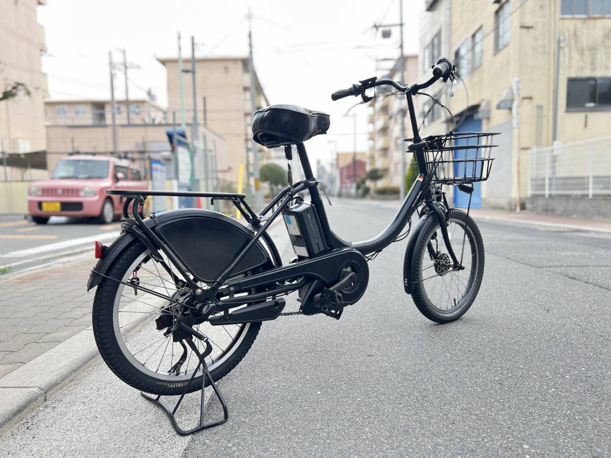 ■電動アシスト自転車■ヤマハ パスバビー PAS Babby 二人乗り 子供載せ■8.7Ahバッテリー充電機付き■_画像3