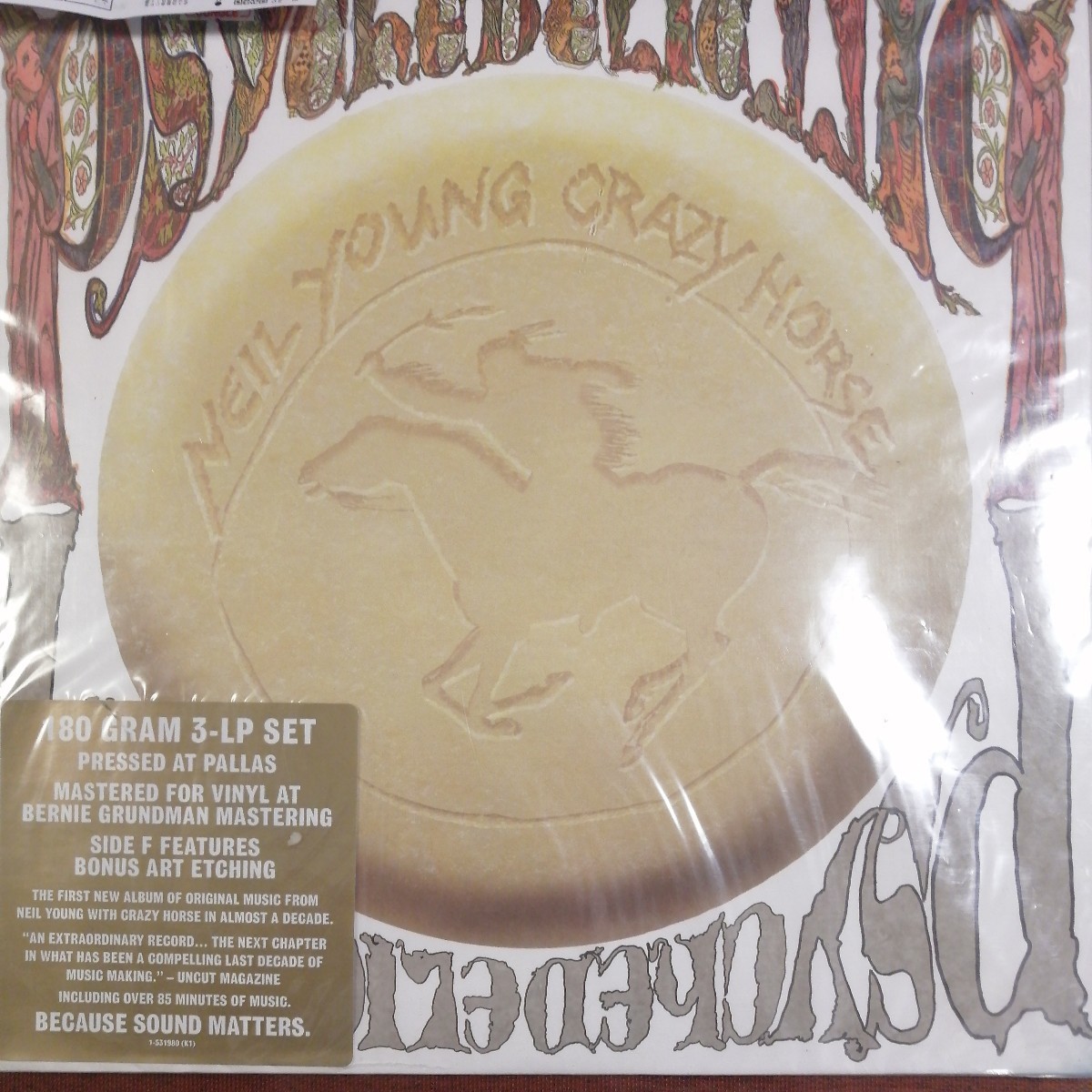 SEALED Neil Young With Crazy Horse Psychedelic Pill ニールヤング 新品 未開封 レコード LP アナログ vinyl US盤 531980-1_画像1