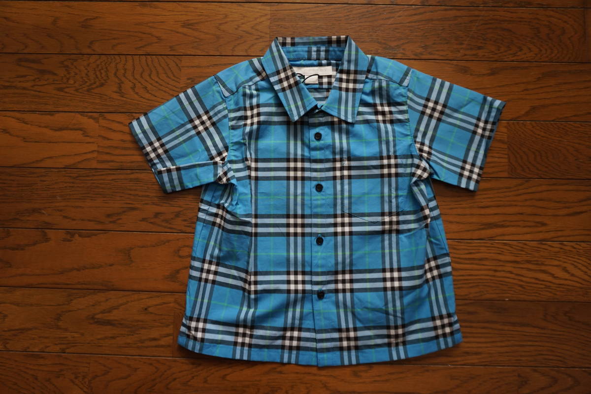 新品　『　BURBERRY　CHILDREN 　バーバリー　』　半袖シャツ 　◇　size 18M / 86cm_画像1