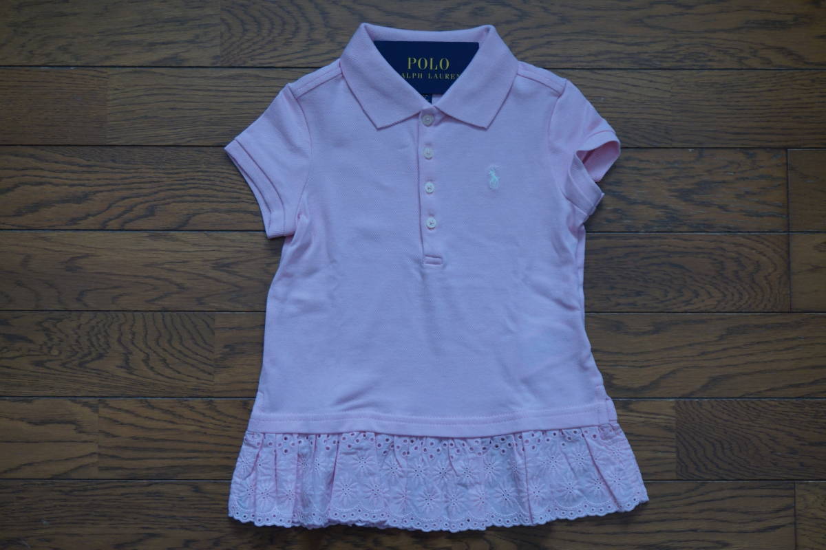  new goods * POLO RALPH LAUREN Ralph Lauren * polo-shirt with short sleeves cut and sewn * size 4T / 110