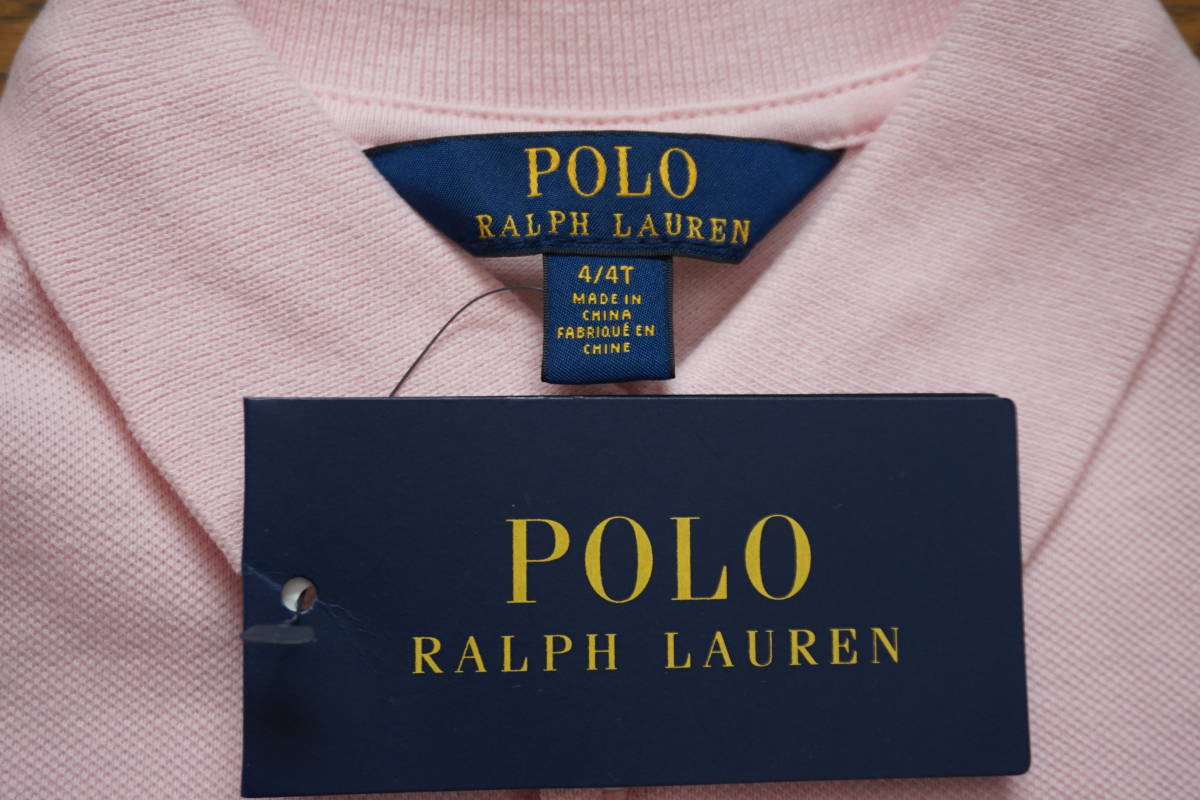  new goods * POLO RALPH LAUREN Ralph Lauren * polo-shirt with short sleeves cut and sewn * size 4T / 110