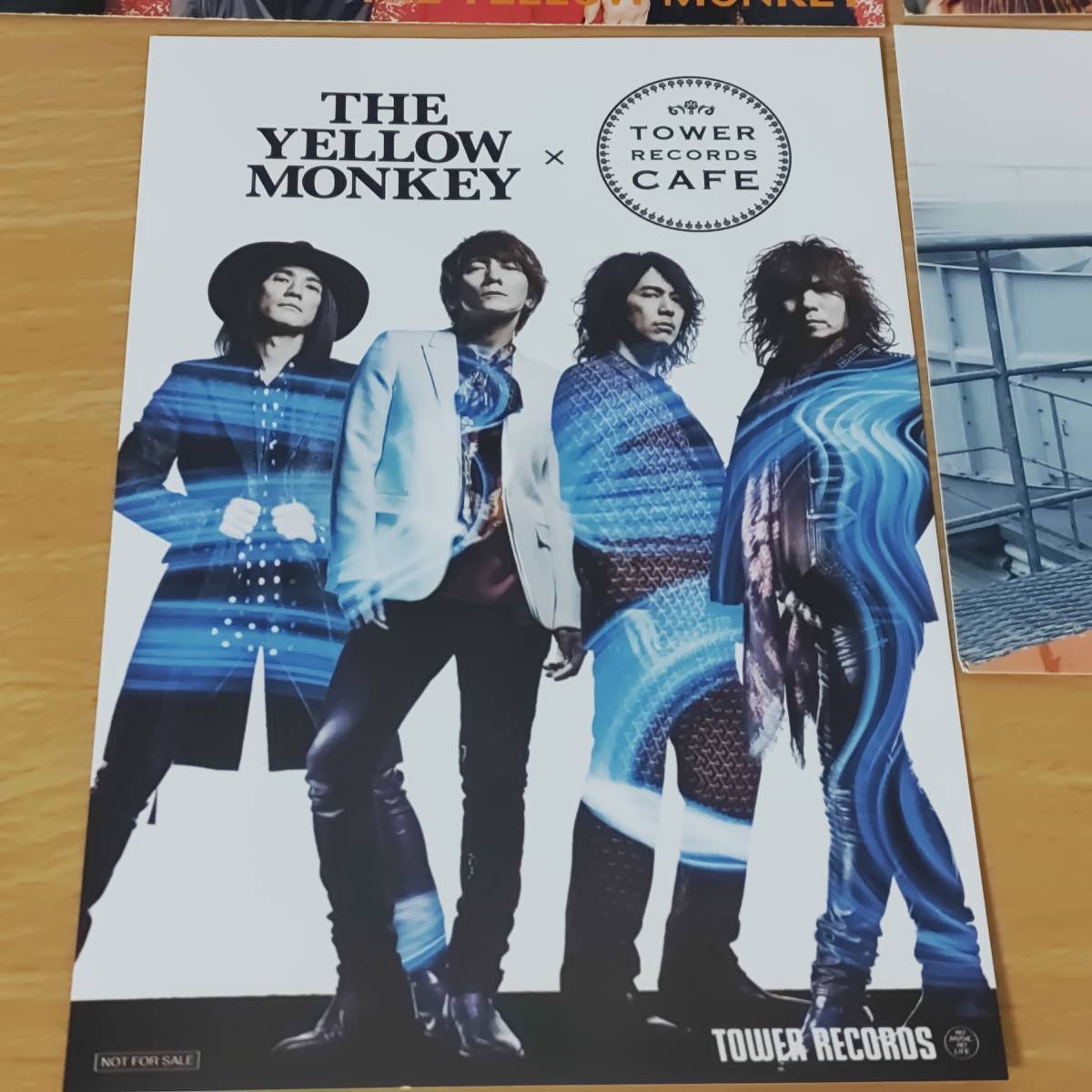 ポストカード7枚セット☆タワレコTHE YELLOW MONKEY × TOWER RECORDS CAFEコラボカフェ非売品メカラウロコ8CDでーたsバラ色の日々イエモン_画像3