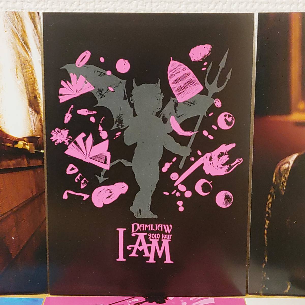 レア☆DAMIJAWポストカード7枚セット☆2010 tour 「I AM」Janne Da Arcベーシスト無力な自分が許せないpost card非売品Acid Black Cherry_画像2