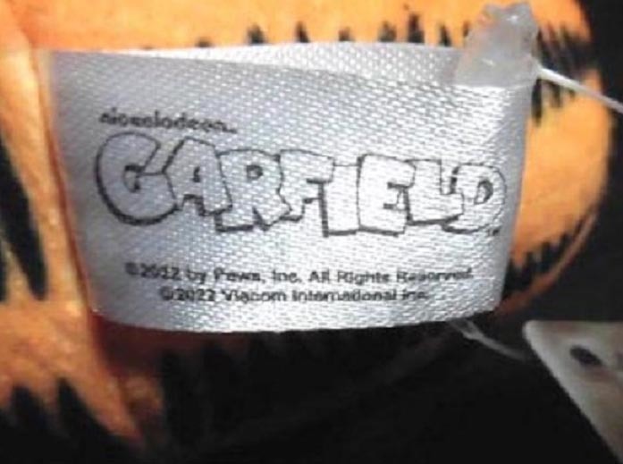 GARFIELD Garfield лицо эмблема мягкая игрушка брелок для ключа развлечения специальный подарок не продается бумага с биркой не использовался товар / American Comics 