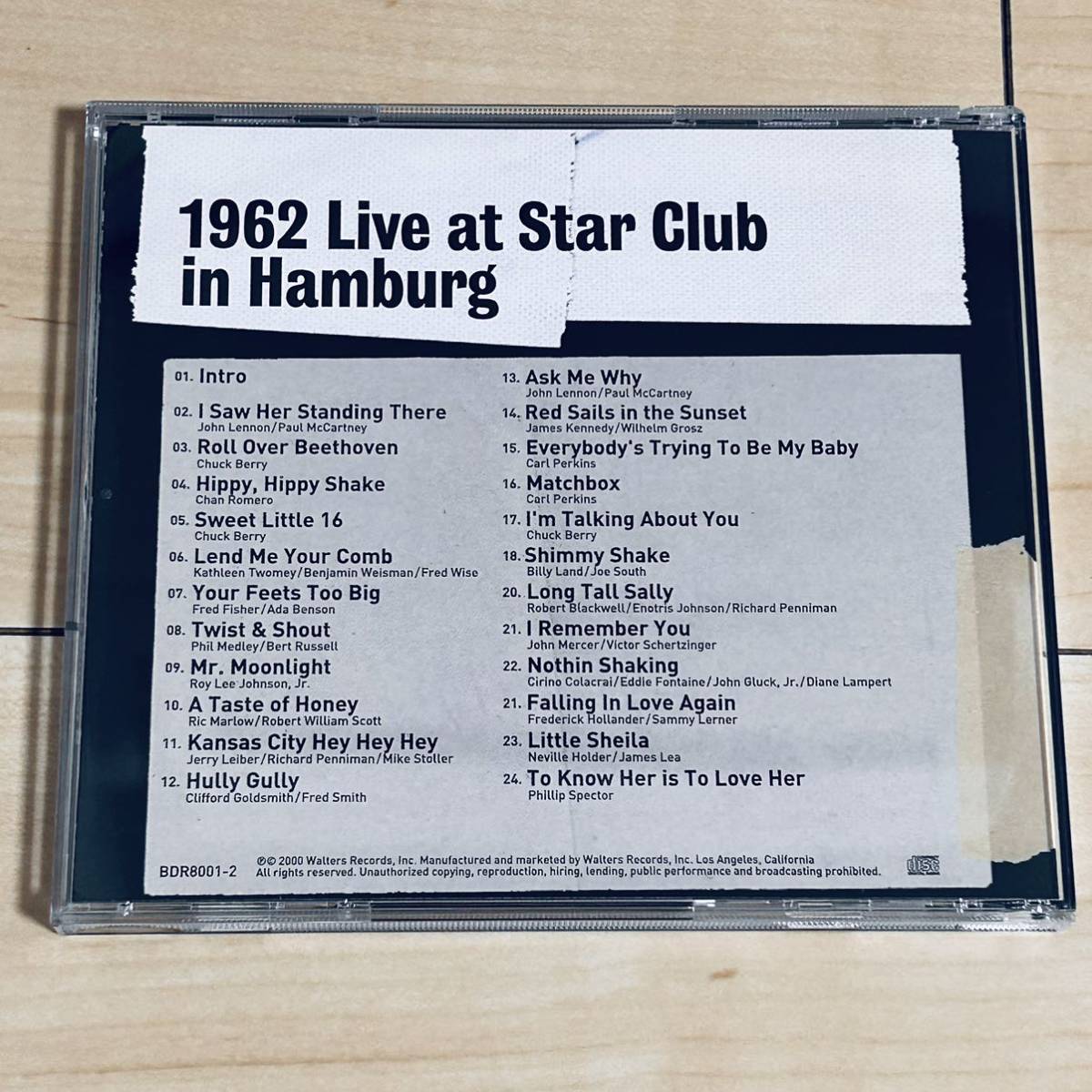 日本語解説書付き　ザ・ビートルズ　1962 Live at Star Club in Hamburg CD_画像2
