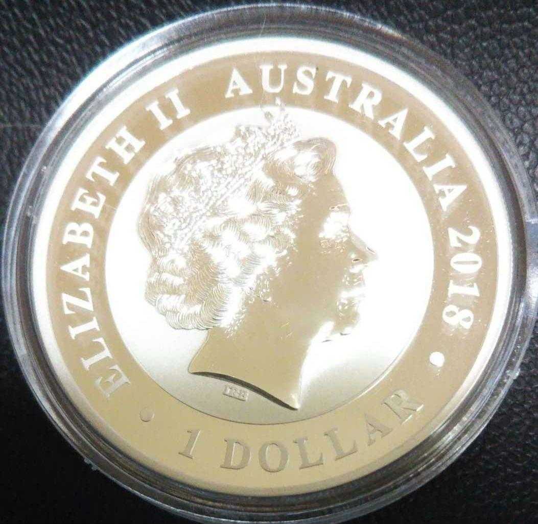 2極タイプ 2018年 極楽鳥 1オンス銀貨 純銀 オーストラリア 9999 