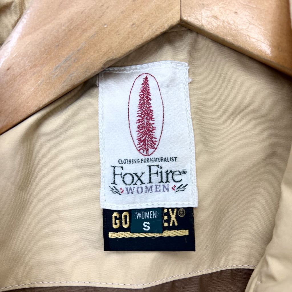 Foxfire ☆ GORE-TEX ゴアテックス マウンテンジャケット ナイロンジャケット ベージュ レディース S 万能 登山 フォックスファイア■DJ183_画像5