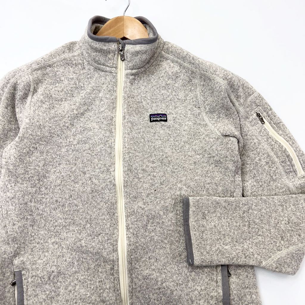 patagonia ☆ ベターセーター フリース ジャケット 肩ジップ◎ グレー レディース M 定番 登山 アウトドア キャンプ パタゴニア■EA188_画像4