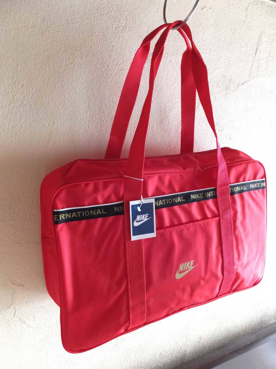 NIKE NATIONAL ナイキ ナショナル刺繍 ビンテージ ナイロンバッグ