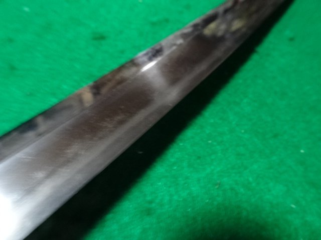 明治期のサーベル軍刀の拵え本身入り在銘。白鞘付き。　追加画像あり。　短剣指揮刀_画像10