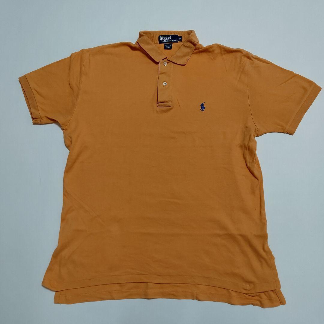 ラルフローレン/RalphLauren/M/オレンジポロシャツの画像3