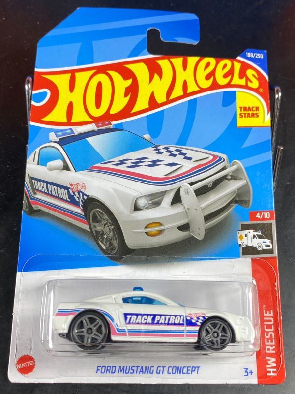 ホットウィール HOTWHEELS FORD MUSTANG GT CONCEPT フォード マスタング USカード パトカー_画像1