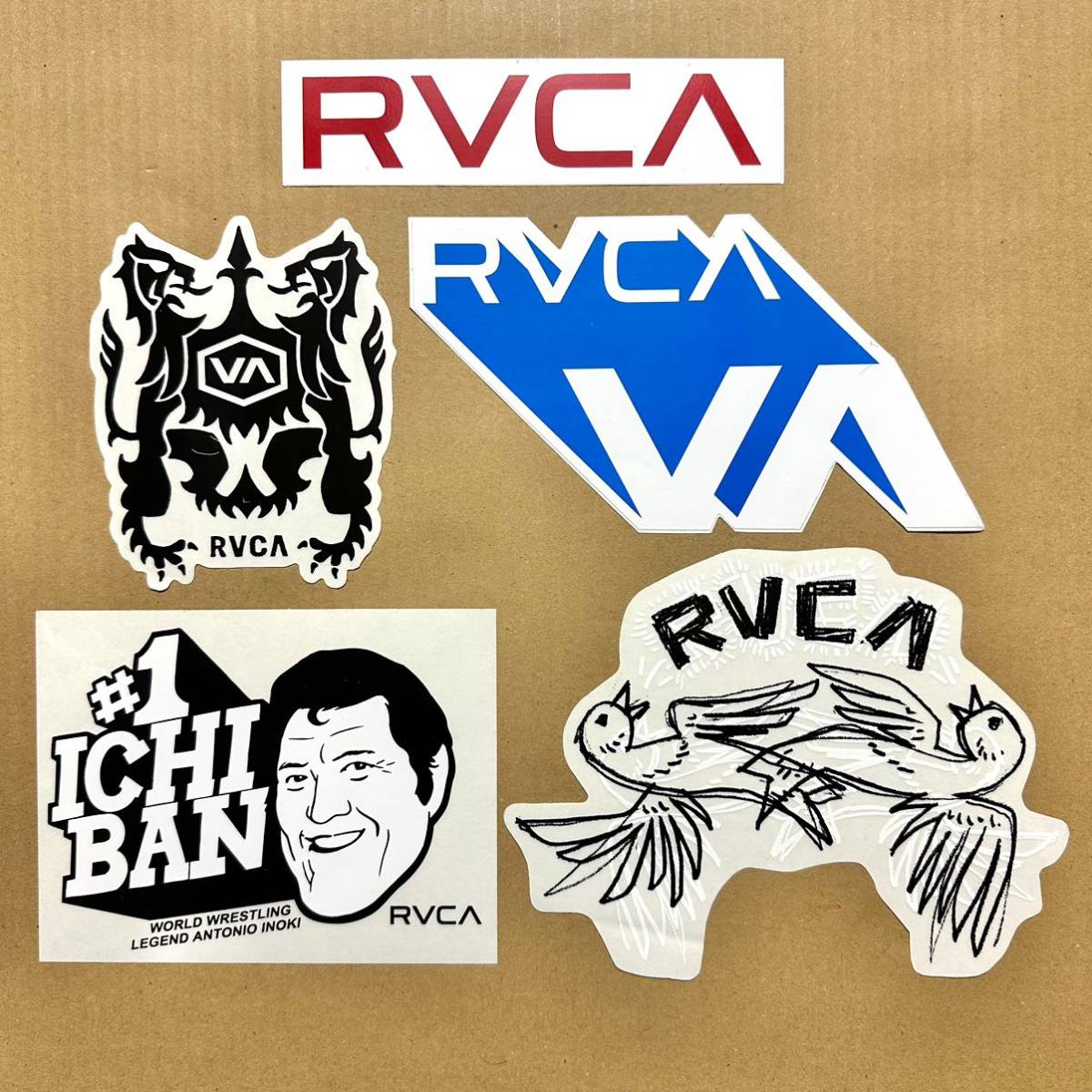 RVCA стикер Anne tonio. дерево ro экстремально rest bird птица Vintage Roo ka редкость Surf snow skate Professional Wrestling боевые искусства 