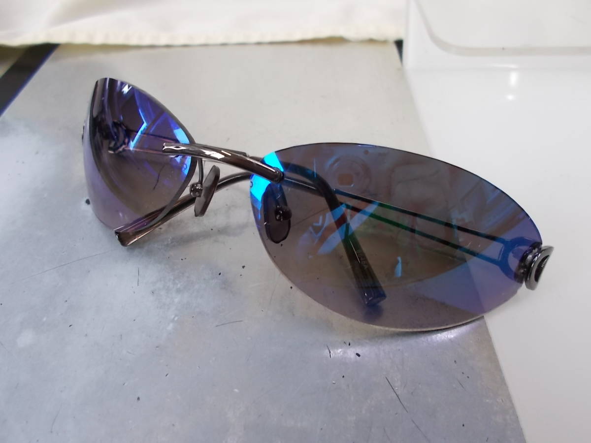 COOL. дизайн! супер симпатичный обод отсутствует two-point солнцезащитные очки 8646A модный