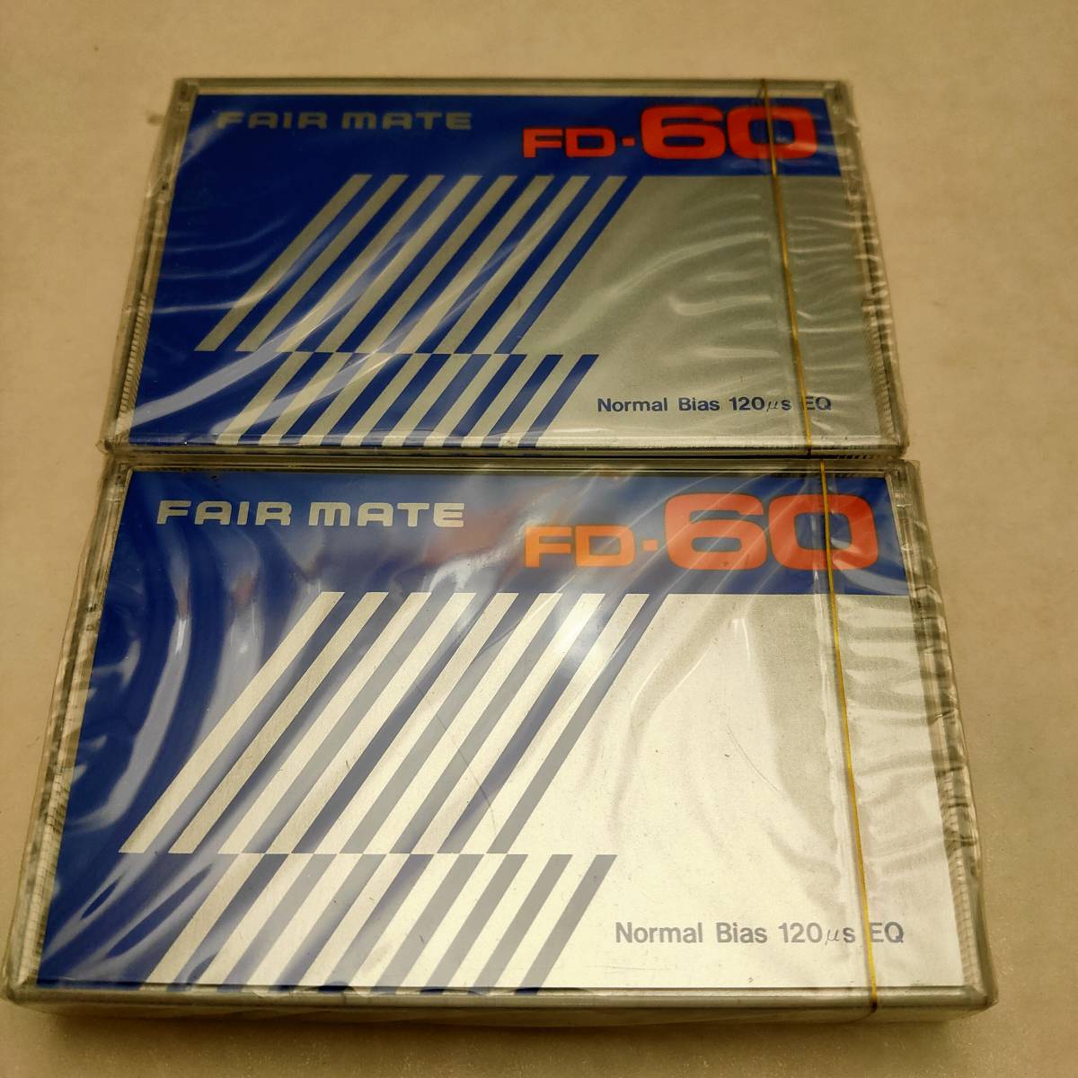 昭和レトロ FAIR MATE 60分カセットテープ FD-60 2本セット_画像2