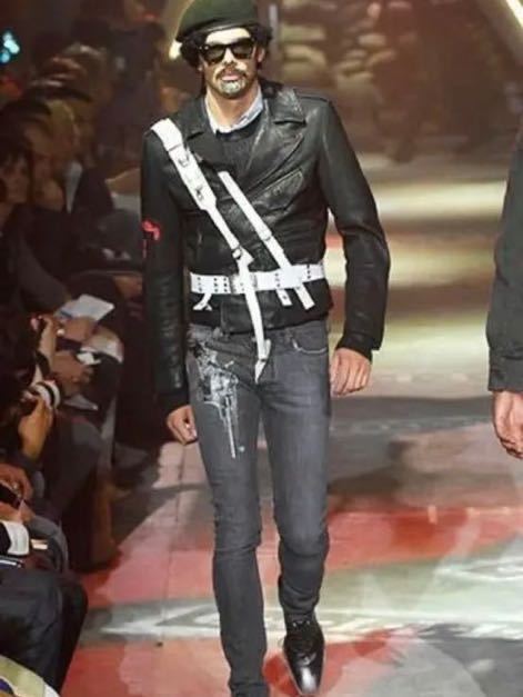 超希少 John Galliano 08ss ピストルデニム 48 ボタンフライ mobarakya.com