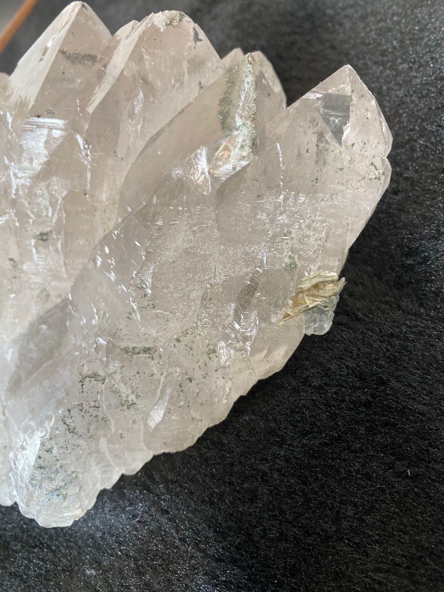 ヒマラヤ 水晶 カテドラル クローライト 浄化 原石 m00035 クォーツ