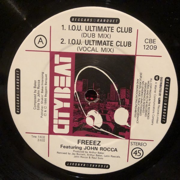 Freeez Featuring John Rocca / I.O.U. (The Ultimate Mixes '87)の画像3