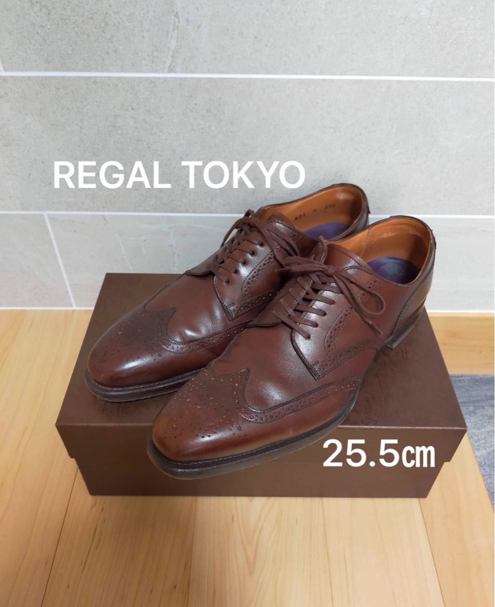 REGAL リーガル ウイングチップ ビジネスシューズ 25 5㎝ Yahoo