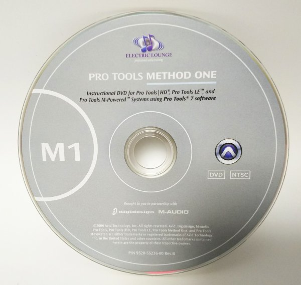 [ including in a package OK]Pro Tools Method One / Instructional DVD for Pro Tools / music creation soft relation disk / junk 