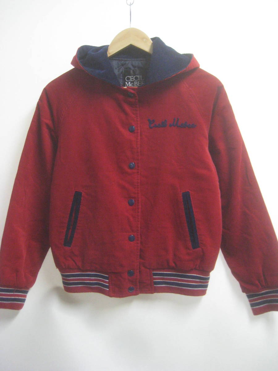  one point thing!! CECIL McBEE Cecil McBee American Casual Vintage specification corduroy stadium jumper former times model rare 