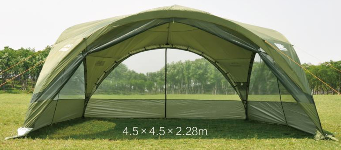 新品推薦★4.5メートル タープテント 天幕 屋外 日除け 超大型 紫外線防止 簡単キャンプCZ-744