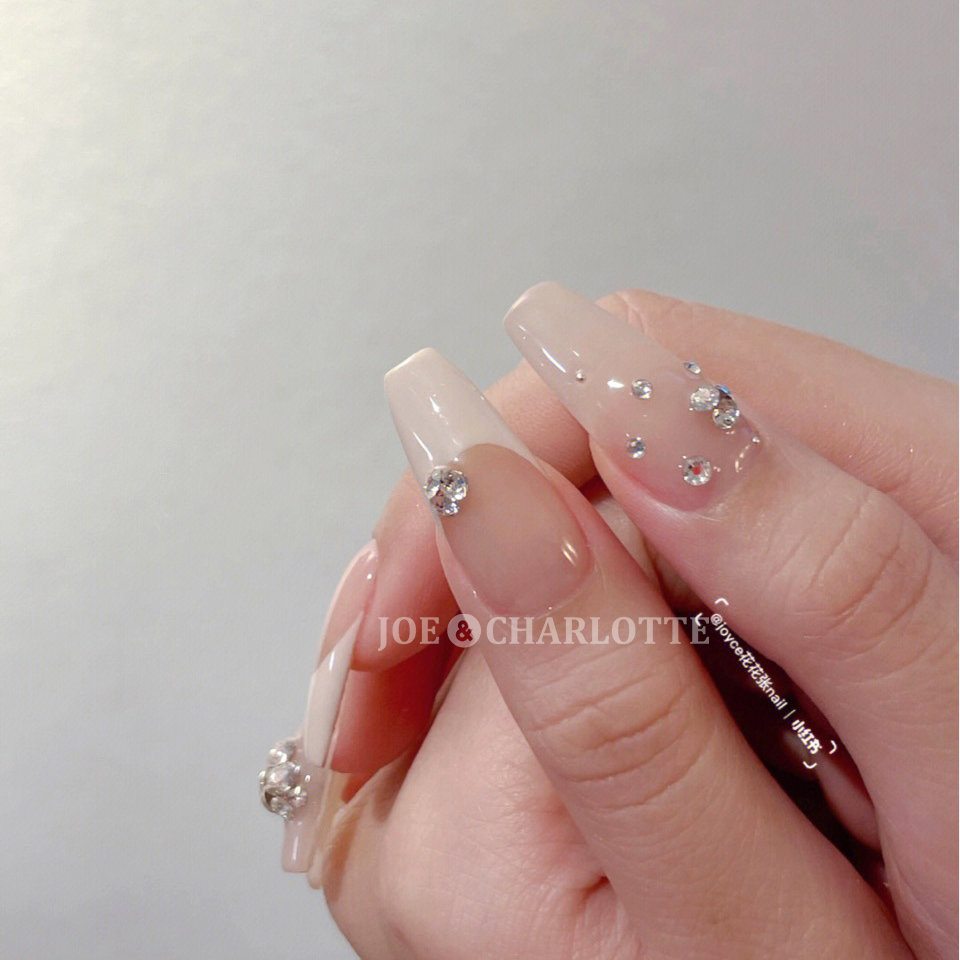 No.99 S gel artificial nails biju- small French beige adult pretty S