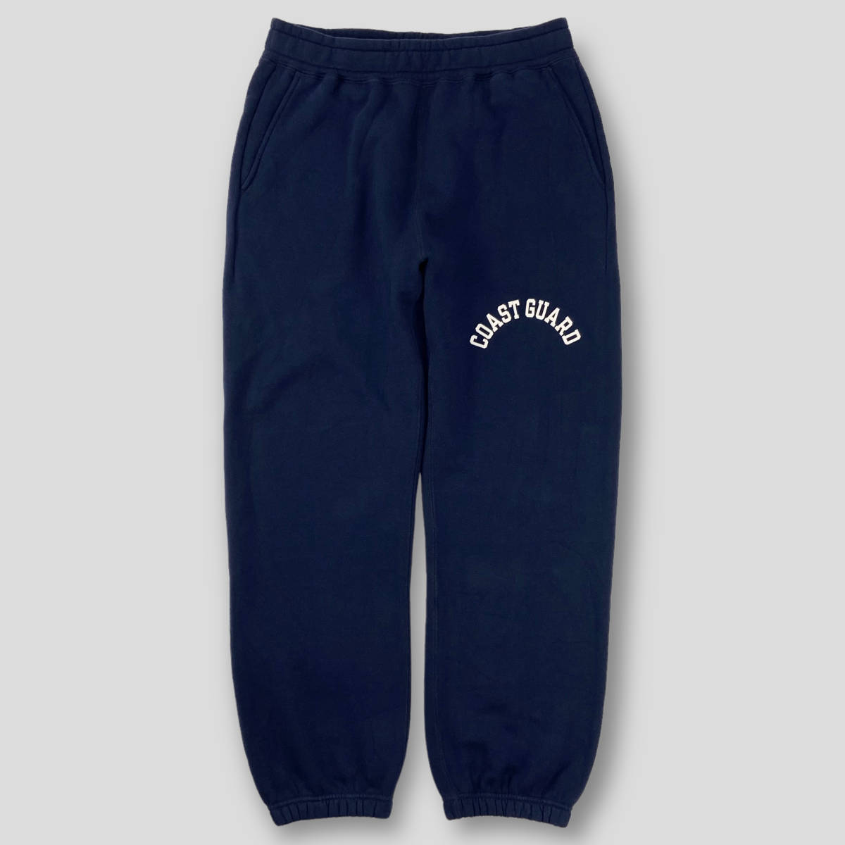 BUZZ RICKSON'S x BEAMS JAPAN バズリクソンズ ビームスジャパン 22SS 別注 COAST GUARD Sweat  Pants スウェットパンツ L SSM1977 ネイビー