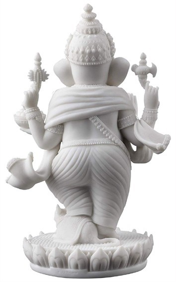 立ち上がるガネーシャ 夢をかなえるゾウ/ ヒンドゥー教の象の成功神、高さ 約19ｃｍ 彫像 彫刻（輸入品）_画像3