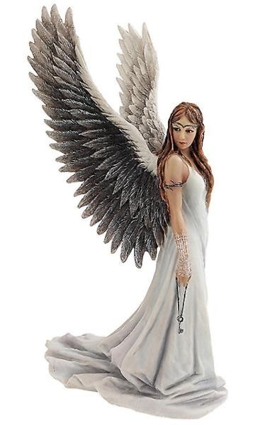セール！即納！白い天使 彫像！魂を導く 天使 彫像 彫刻 フィギュア 高さ 約24ｃｍ/ 聖霊 福音 音楽 エンジェル 守護天使 輸入品