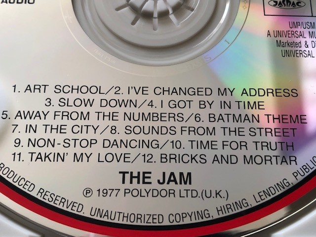 CD　The JAM(ザ・ジャム)　イン・ザ・シティ　アルバム　UKロック　パンク　ポール・ウェラー　モッズ　英国　イギリス_画像4
