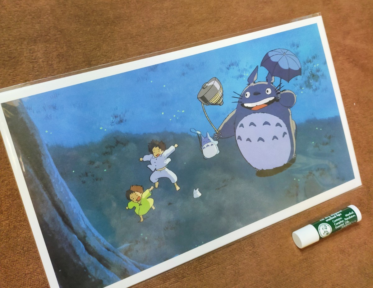 スタジオジブリ　となりのトトロ　レイアウト　カレンダー　切抜　検)ジブリ　ポストカード　ポスター　原画　セル画　宮崎駿　GHIBLI