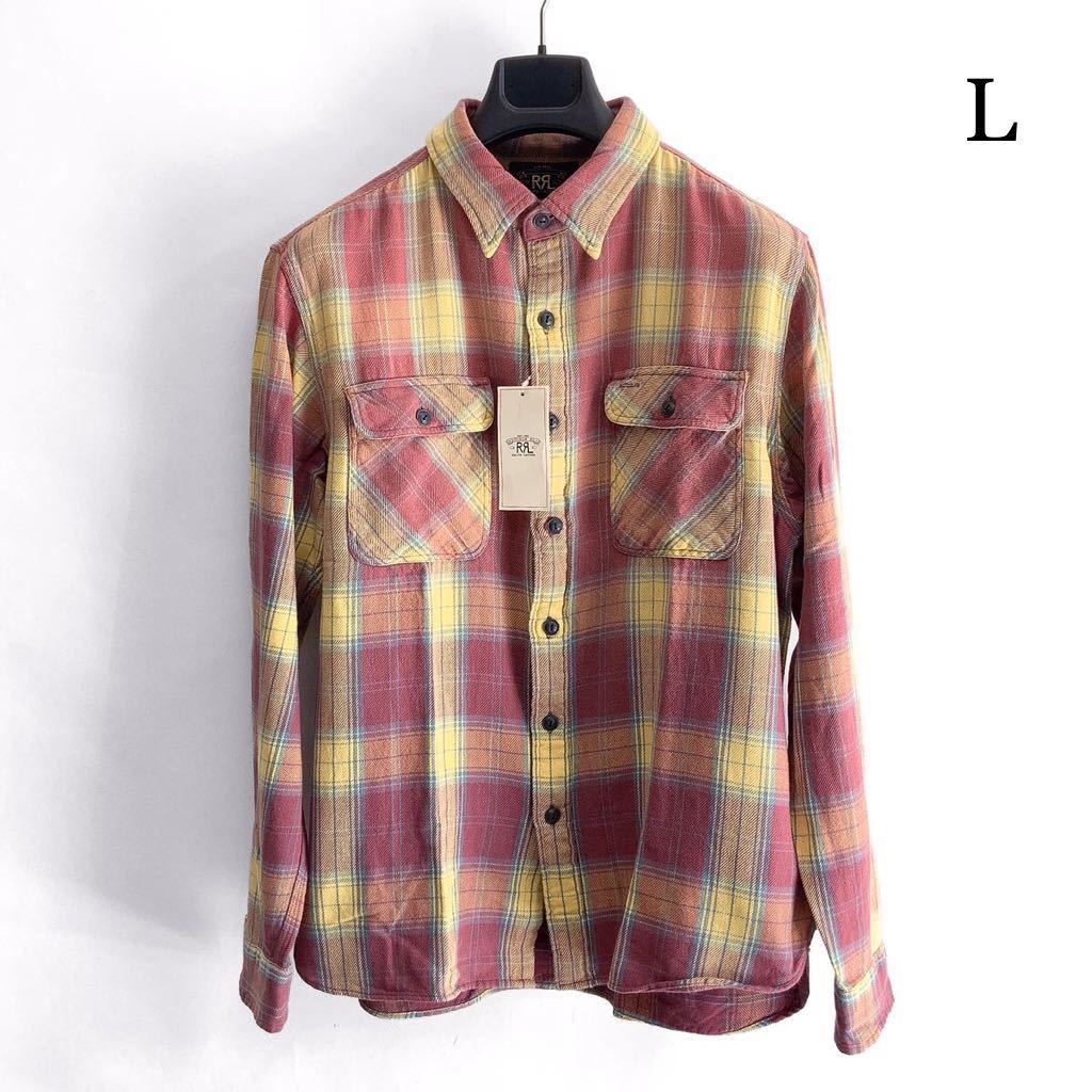 22SS 新品 DOUBLE RL RRL プラッド ツイル ワーク シャツ ラルフ