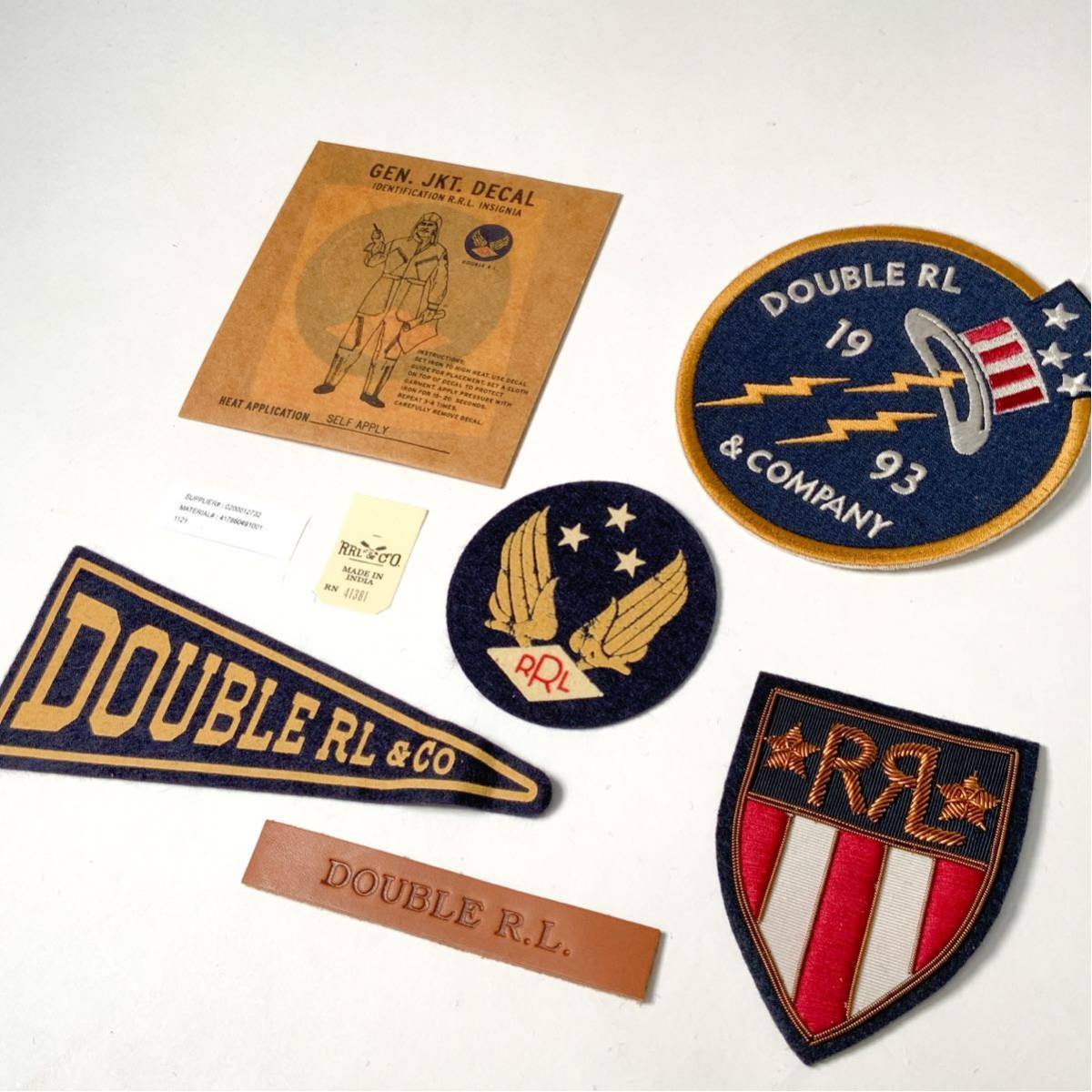 22FW 新品RRL 6ピース パッチ キット Double RL ダブルアール 22FW 新品RRL 6ピース パッチ キット Double RL ダブルアール