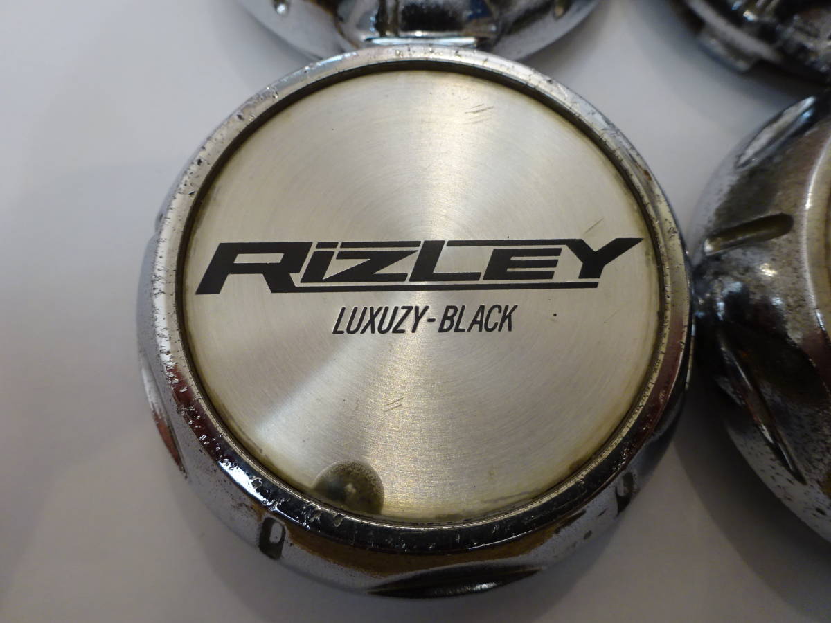 Weds RiZLEY LUXUZY-BLACK ホイール センターキャップ 4個 68mm BC-652 ウェッズ ライツレー_画像3