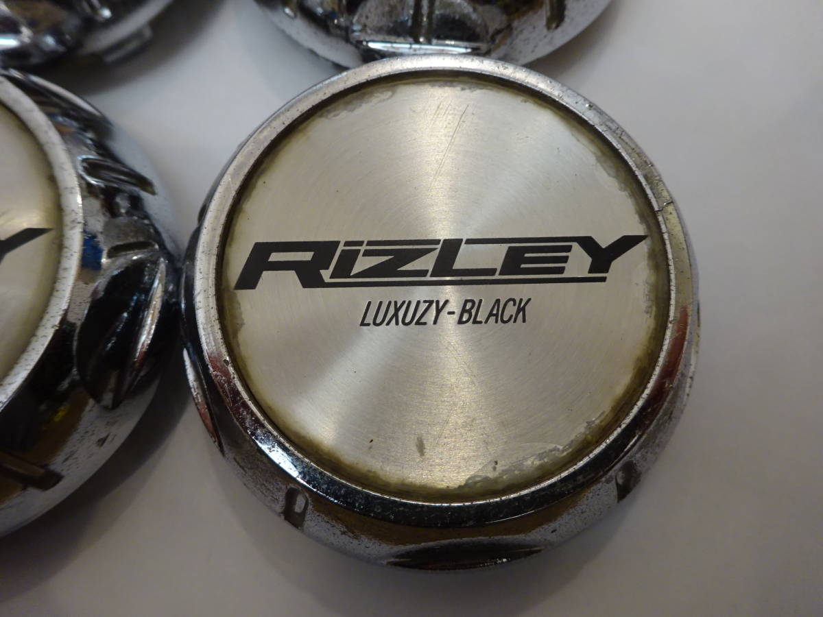 Weds RiZLEY LUXUZY-BLACK ホイール センターキャップ 4個 68mm BC-652 ウェッズ ライツレー_画像2