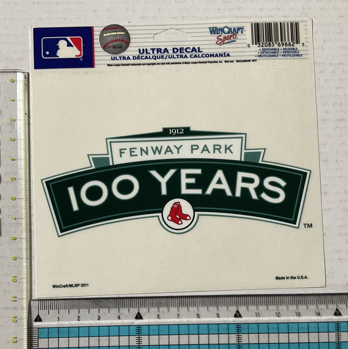 MLB ボストンレッドソックス.フェンウェイパーク100周年記念グッズ4種 未使用品 現地購入品 当時物 2012年 Boston RedSox.Fenway Park.公式_画像3