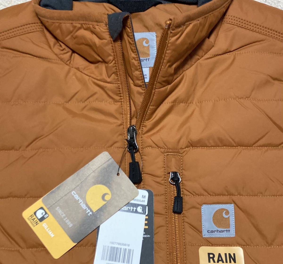 carhartt Gilliam Vest Cooper M カーハート ギリアムベスト インナーベスト 中綿ベスト 102286 オレンジ U.S.A._画像2