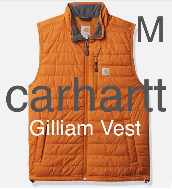 carhartt Gilliam Vest Cooper M カーハート ギリアムベスト インナーベスト 中綿ベスト 102286 オレンジ U.S.A.