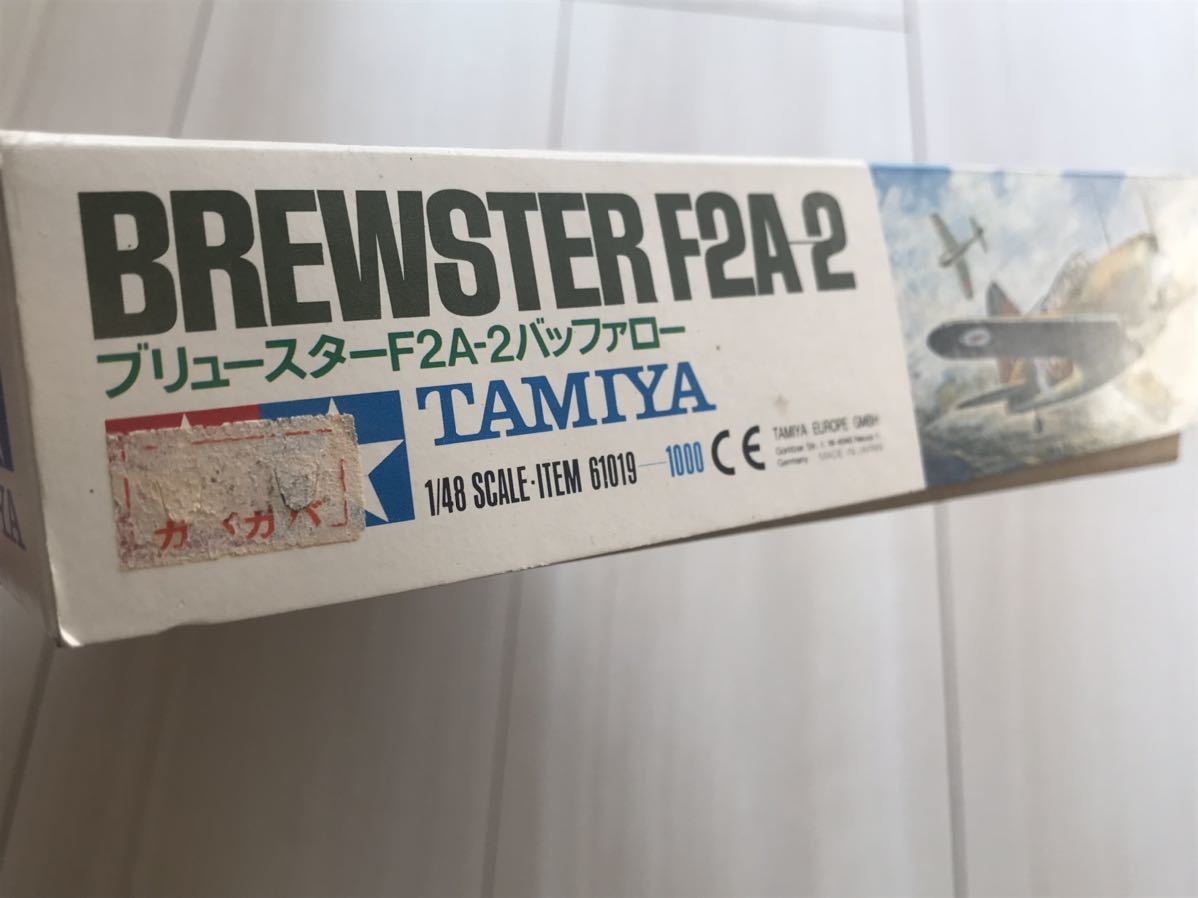 タミヤ 1/48 ブリュースター F2A-2 バッファロー 未組立 TAMIYA_画像2