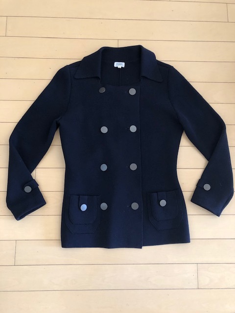 新作人気モデル ☆USED【フォクシー FOXEY】ニットジャケット*40サイズ