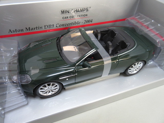 【未展示品】ミニチャンプス PMA　1/18★アストンマーチン DB9 コンバーチブル 2004　グリーン★_画像4