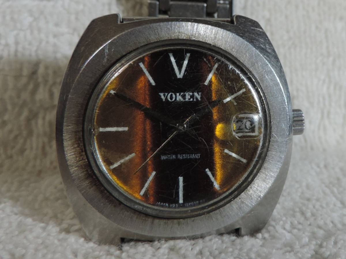 稼働品】VOKEN メンズ腕時計 手巻き-connectedremag.com