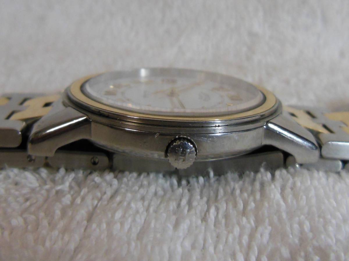 稼働中・スイス製・美品・エルメス クリッパーメンズ自動巻き時計・OH済み・HERMES horloger の画像6