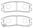 RG レーシングギア SR ブレーキパッド 1台分セット ディアマンテ F34A H14.10～H17.12_画像3