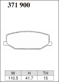 DIXCEL ディクセル KS ブレーキパッド＋ディスクローターのセット フロント用 ジムニー JA12C JA12V JA12W JA22W H7.11～H10.8の画像2